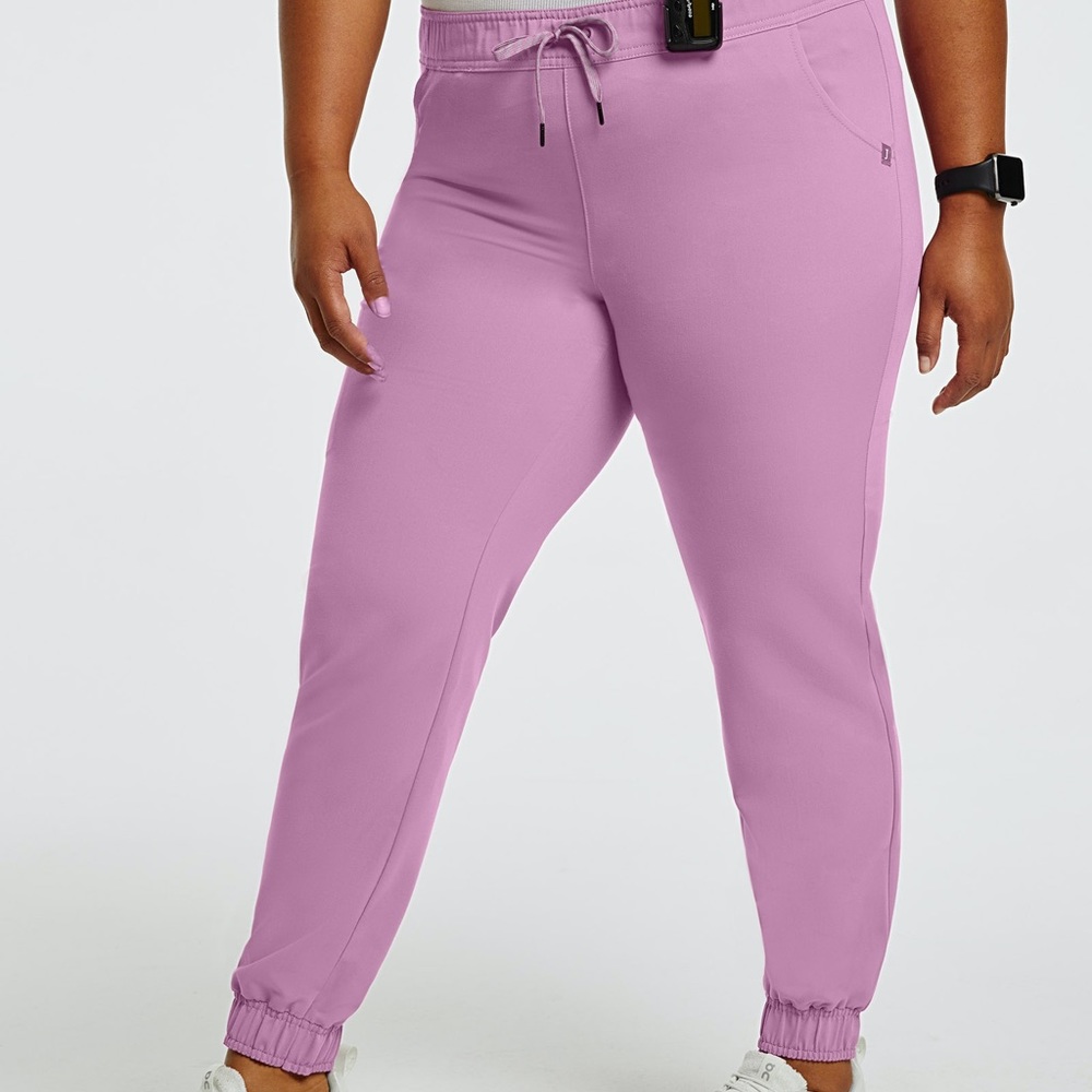 JAANUU | MAUV | Women’s Essential 5-Pocket Scrub Pants | LIGHTLY USED | size XLP